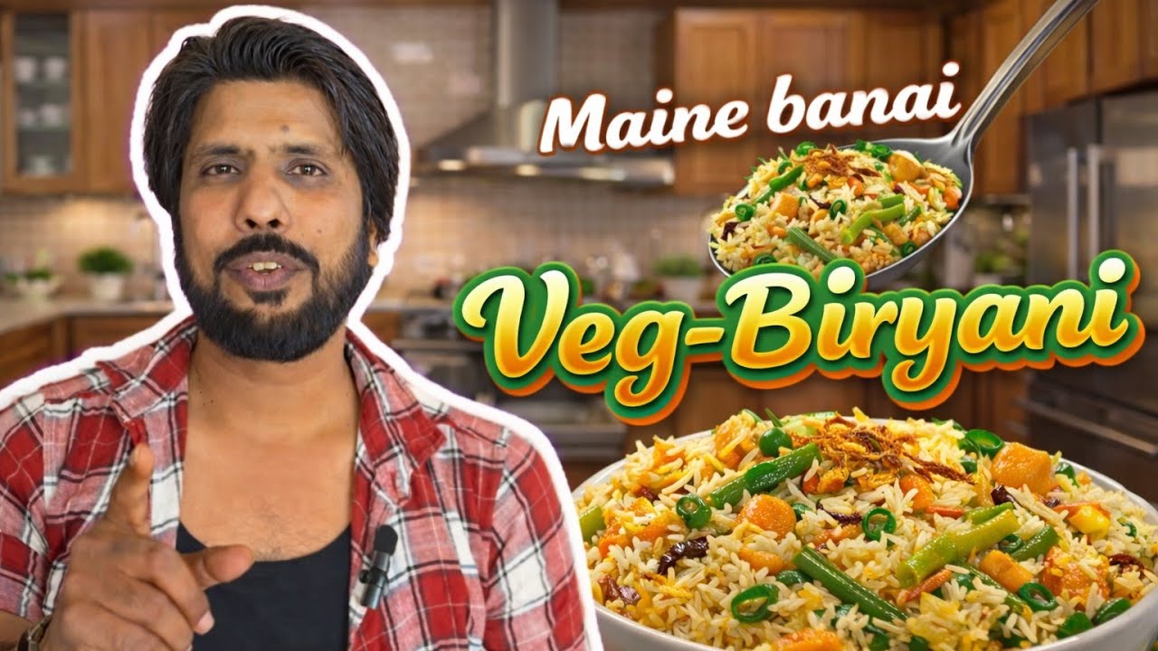 Ghar Ki Special Veg Biryani 😋😍| Maine Banai |