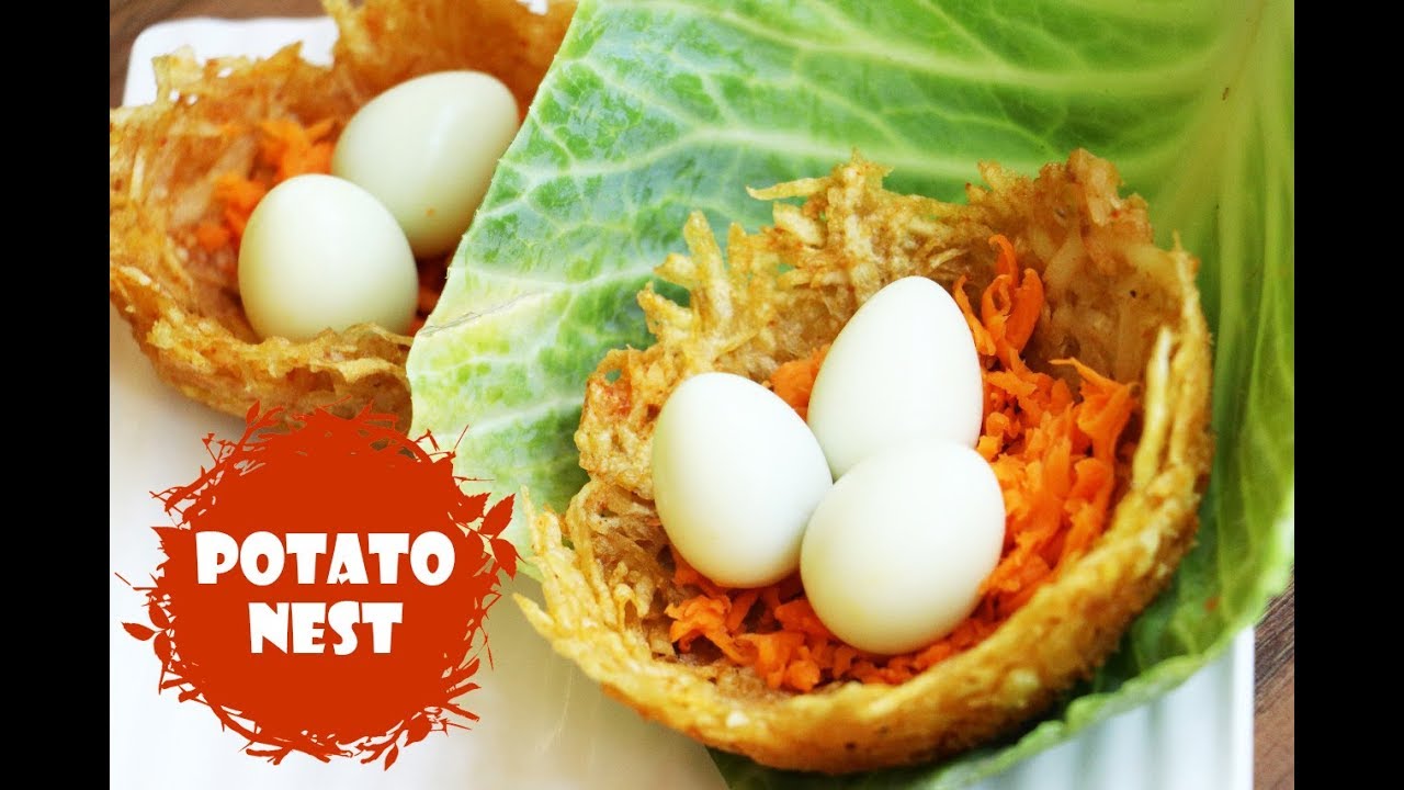Homemade Potato Nest Recipe | How to make Potato Basket at home?