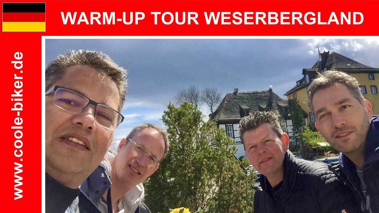 🇩🇪 Warm-up Tour ins WESERBERGLAND 2016 – Reisedokumentation – HD – Motorradtour Coole-Biker