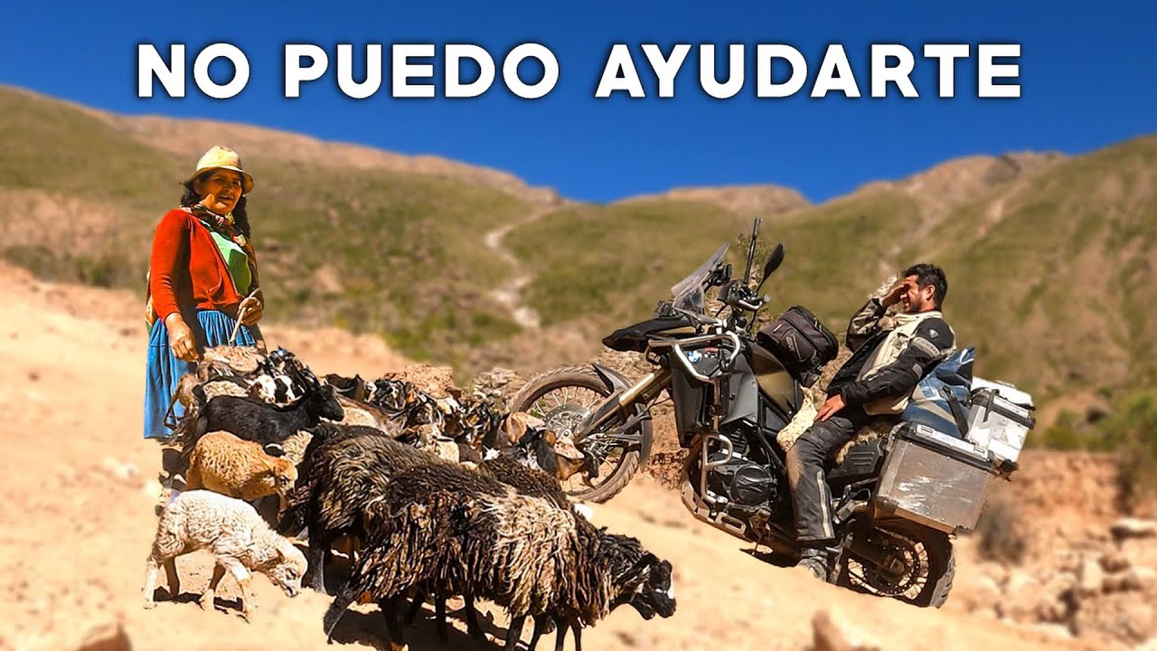 ATRAPADO en LA MONTAÑA pido AYUDA y NO nos ENTENDEMOS en BOLIVIA | Vuelta al mundo en moto | Cap #14