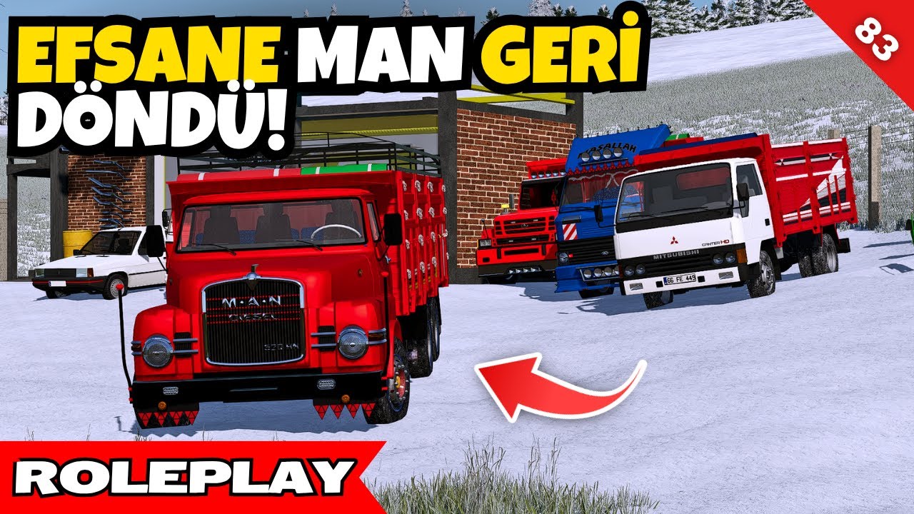 Burunlu MAN Geri Döndü! Efsane Kasa Köyde Satıldı 🚛❄️