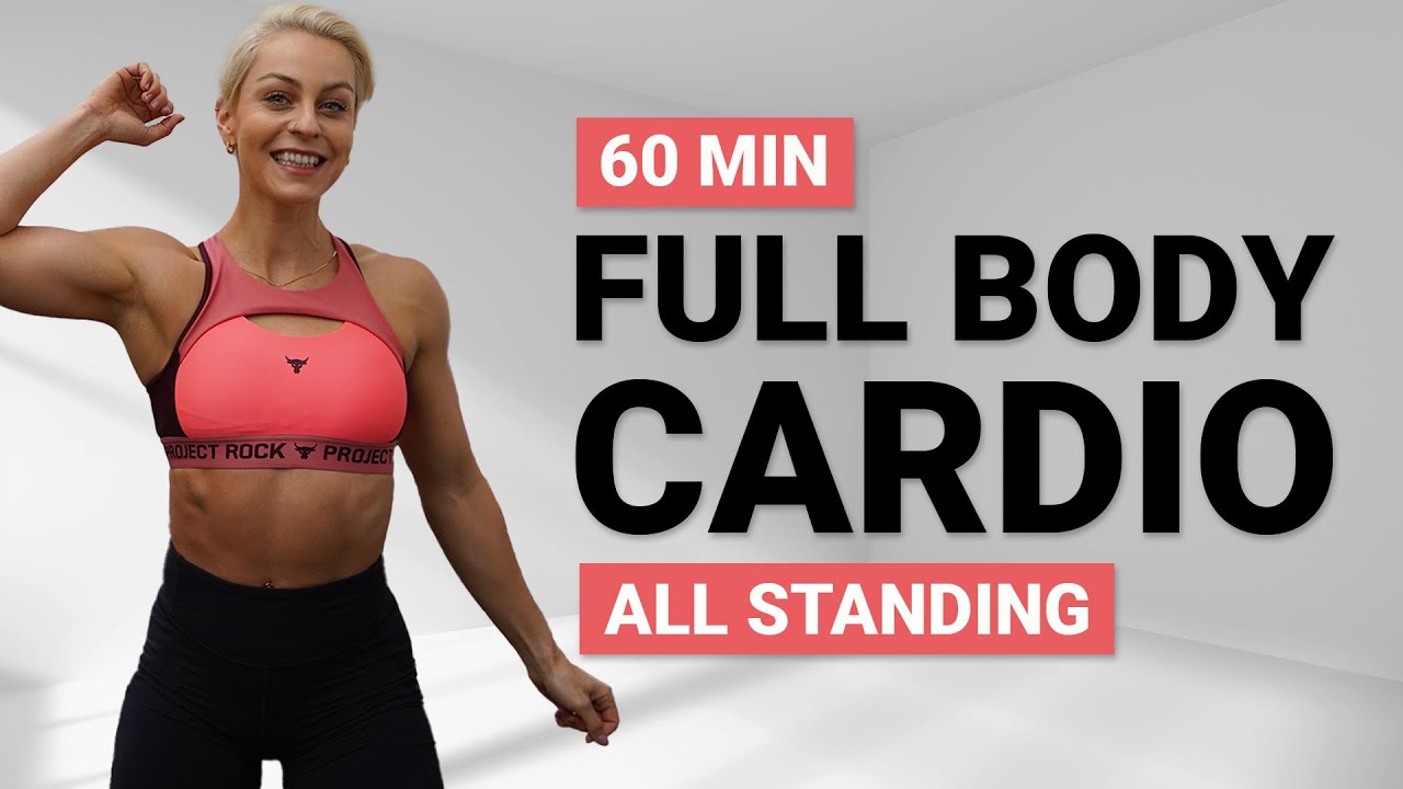 60 MIN STANDING CARDIO WORKOUT | No Equipment | Extra Sweaty | Circuit Training | Intense