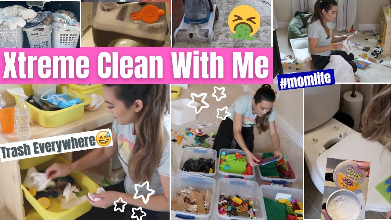 УБОРКА ДОМА В КАТАСТРОФУ | Мотивация к уборке в Mom Life