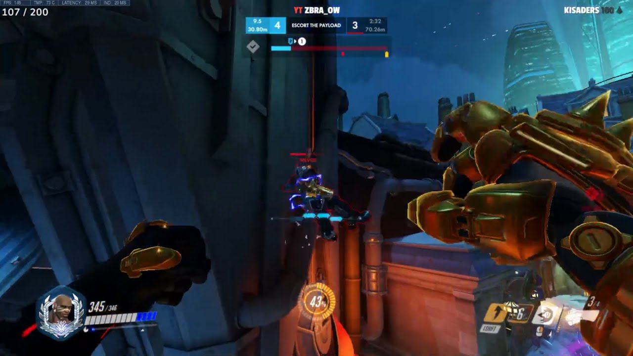 Overwatch Top Ranked Intense Doomfist Gameplay By Doomfist God ZBRA