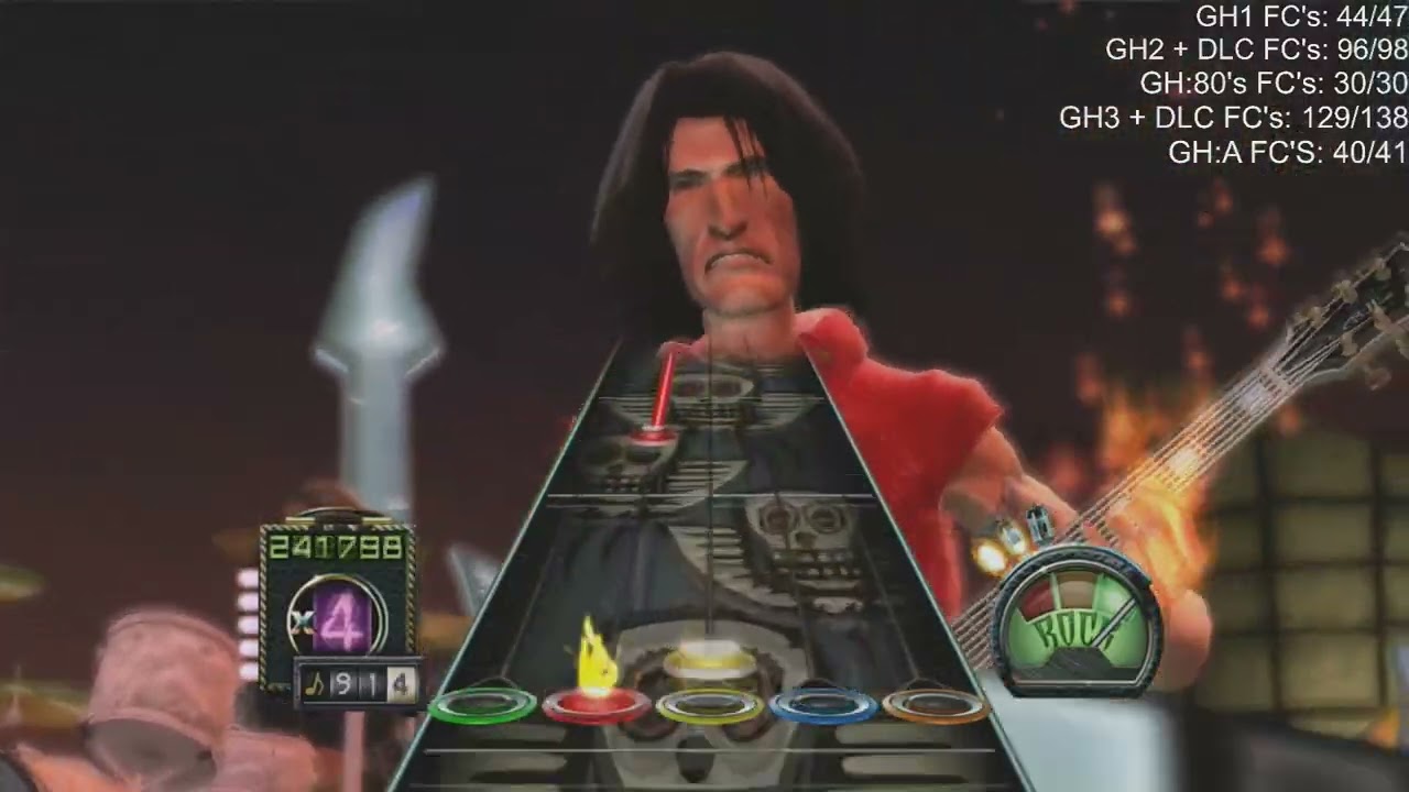 Guitar Hero: Aerosmith: Joe Perry Guitar Battle Expert Guitar 100% FC