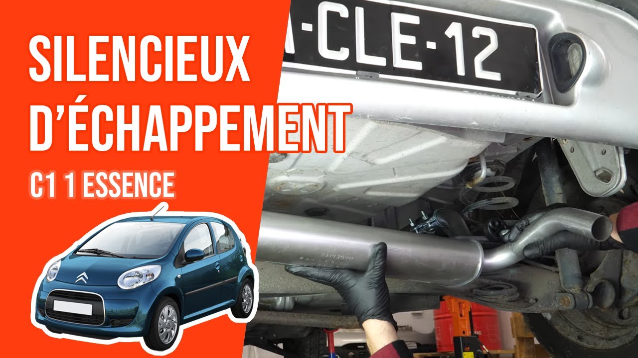 Changer le Silencieux d'échappement C1 1 / 107 1 1.0 💨