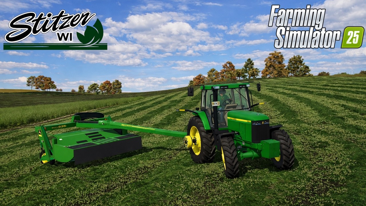 Я внес *БОЛЬШИЕ* изменения в наше сенокошение?? | Farming Simulator 25
