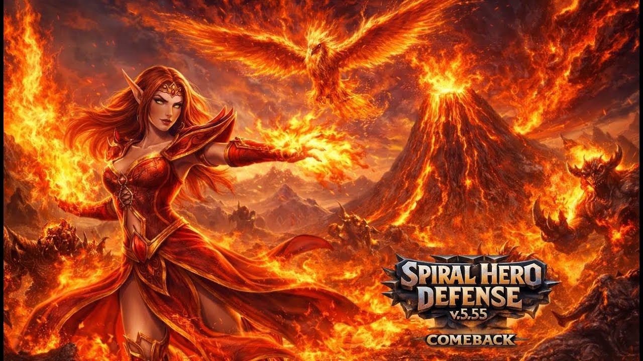 Ember — Hero of Spiral Hero Defense v5.55 (Warcraft III)