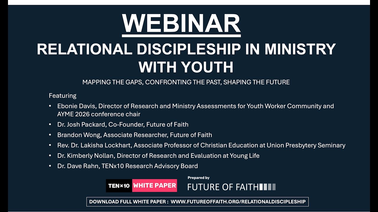 Relational Discipleship Webinar pt. 2-Panel Discussion