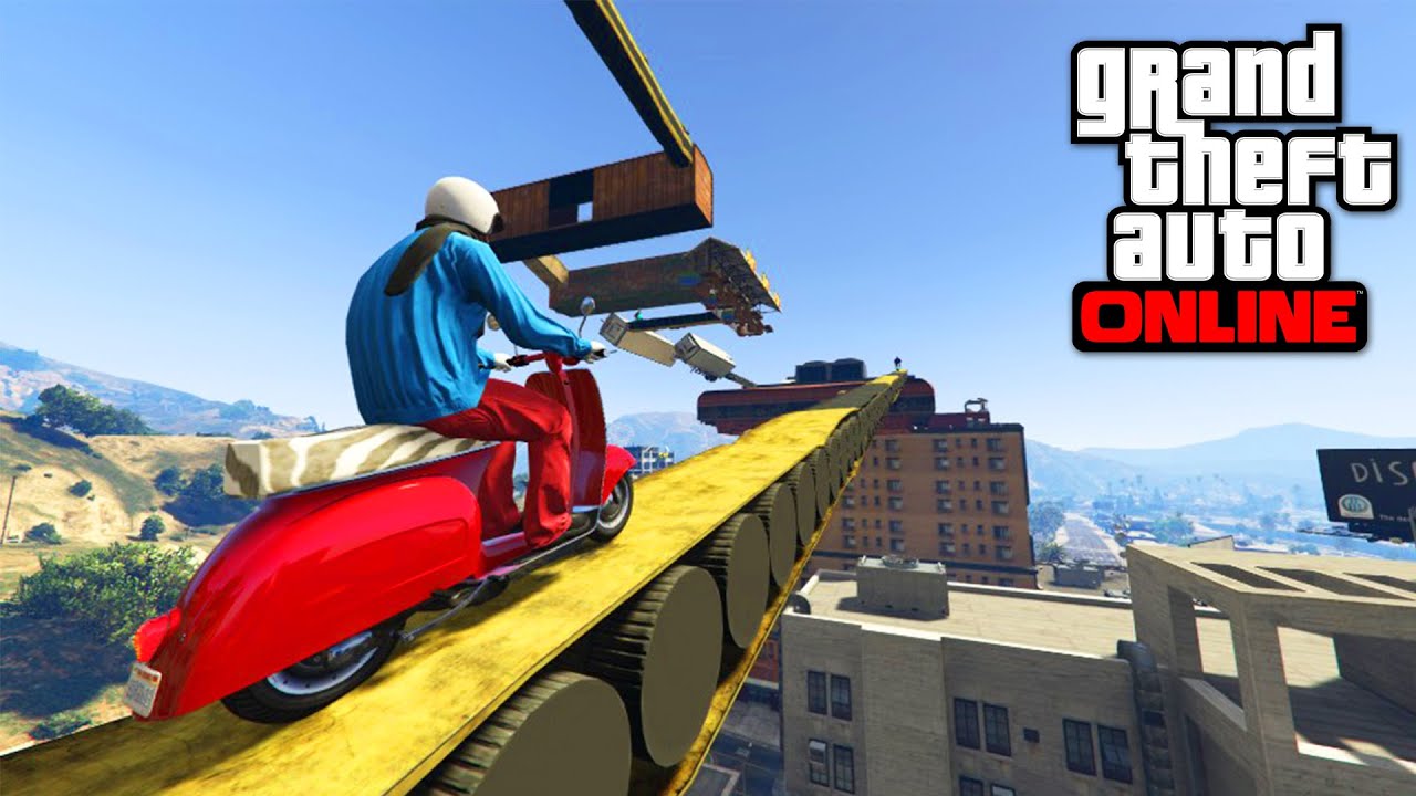 FAGGIO HARD PARKOUR WAR - GTA 5 ONLINE