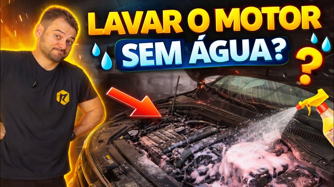 LAVEI UM MOTOR SEM USAR ÁGUA