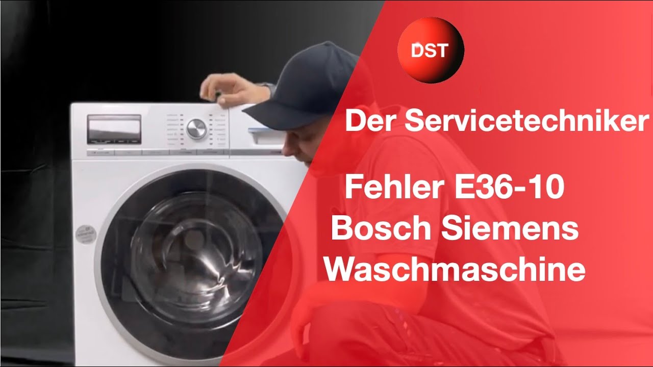 Fehler E36-10 Bosch Siemens Constructa Waschmaschine E36-25