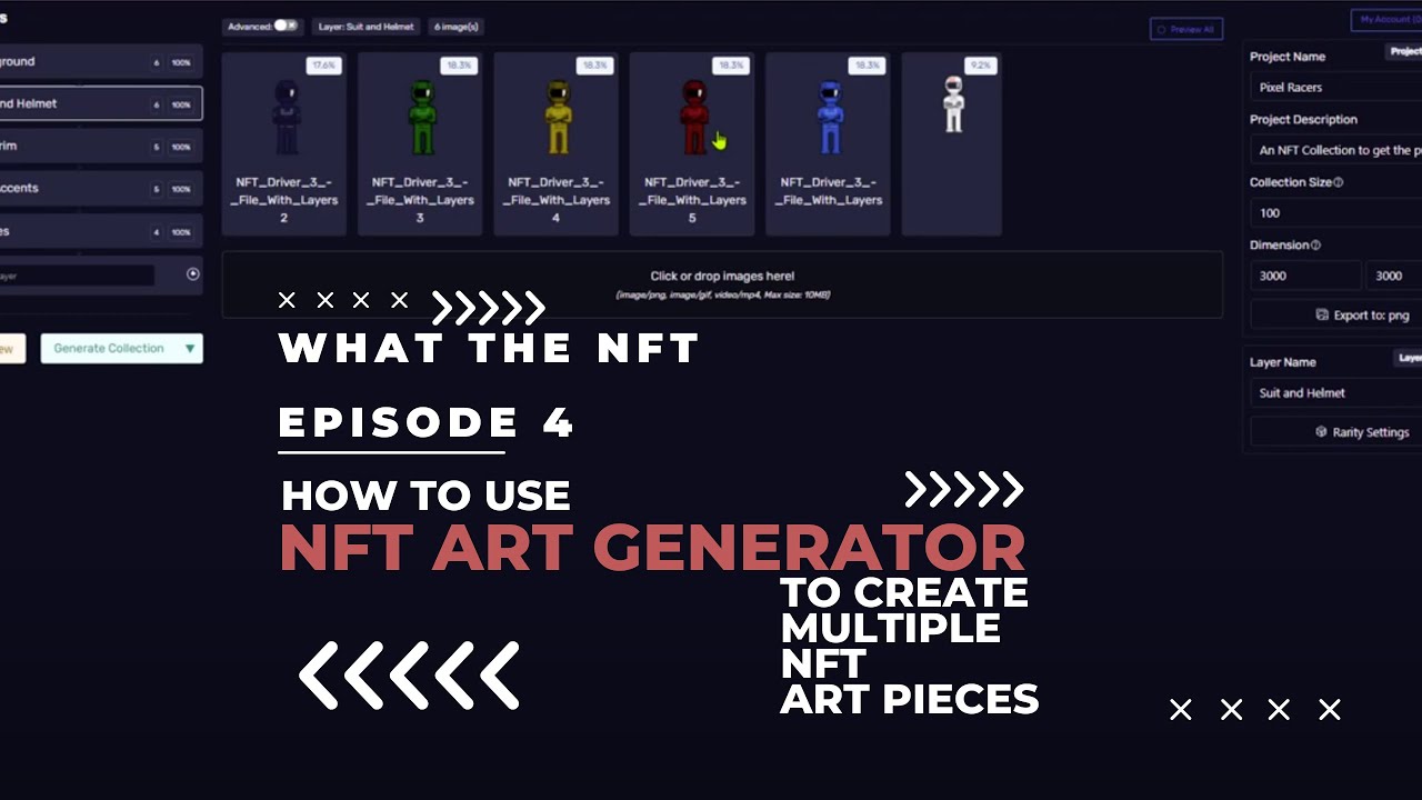How to use the NFT Art Generator app