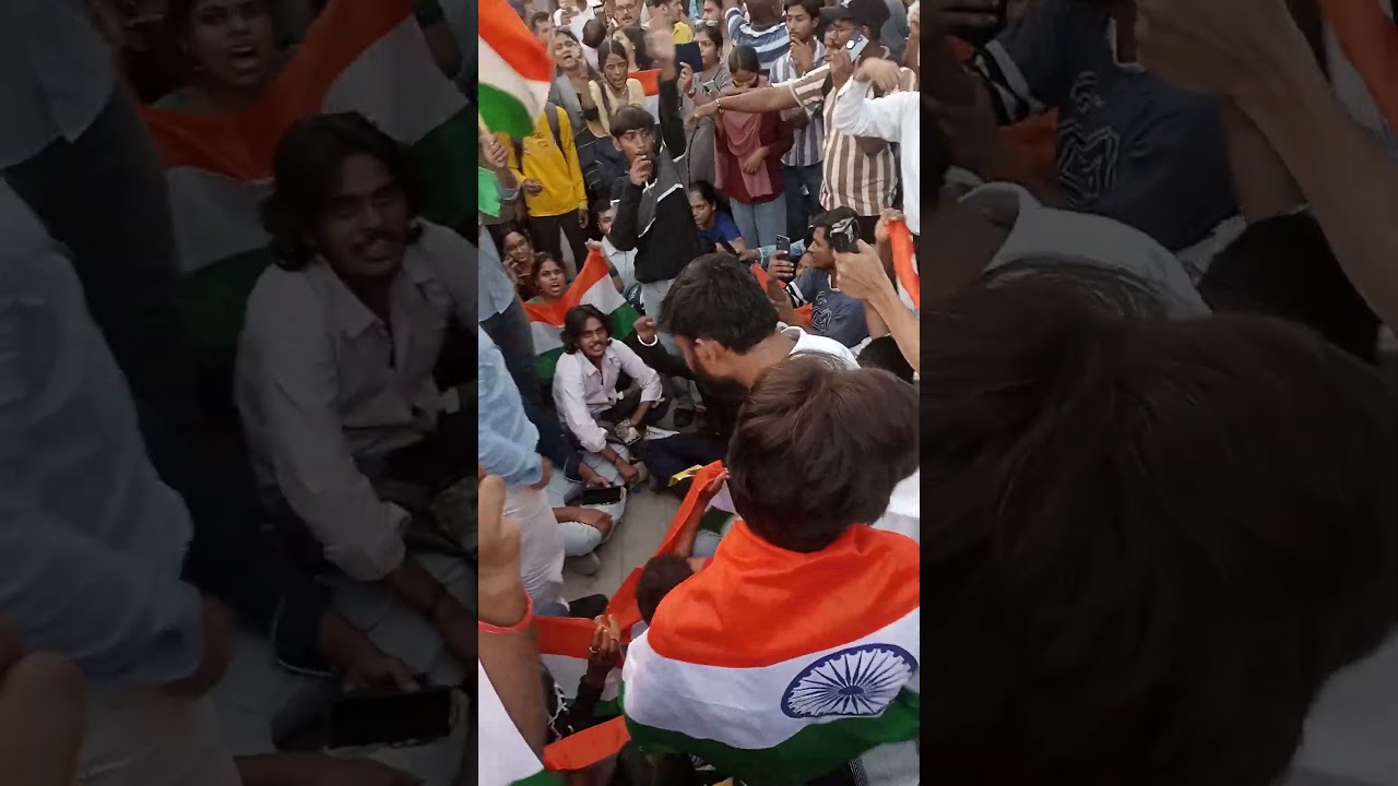 tiranga March at Central park in cannaught place