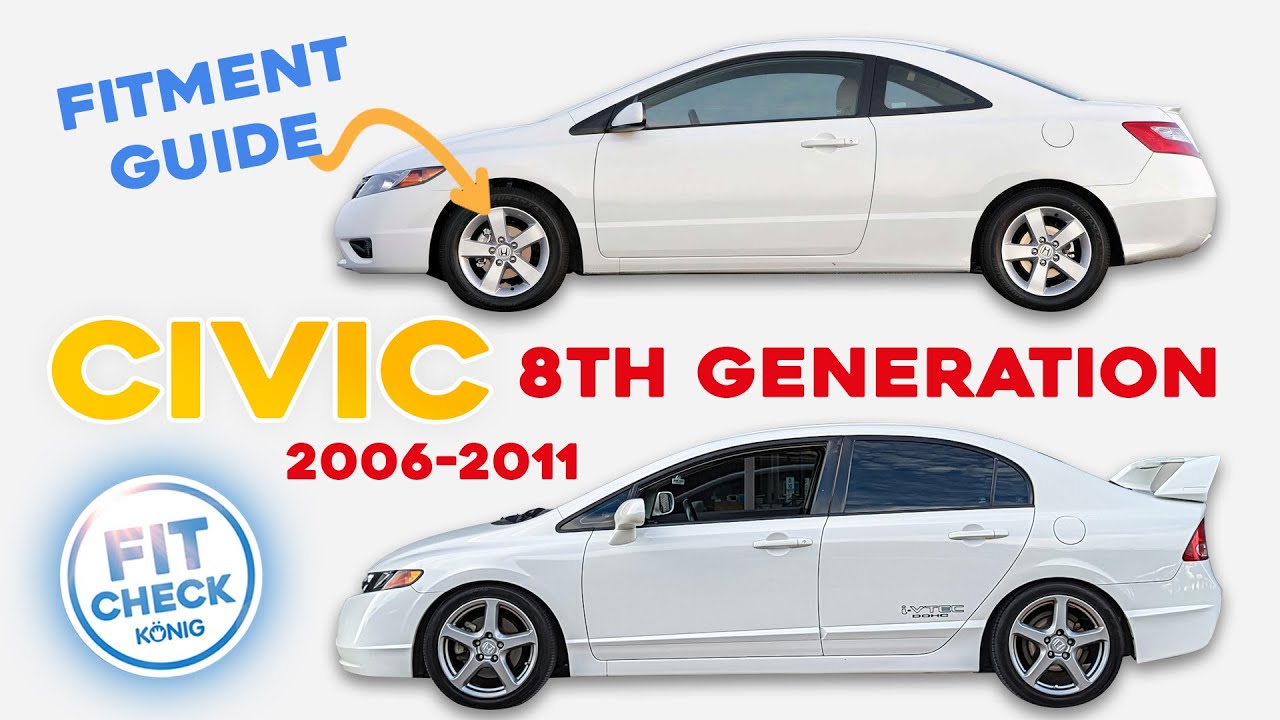 Here's what fits your 2006-2011 Honda Civic (8th Gen) | FIT CHECK