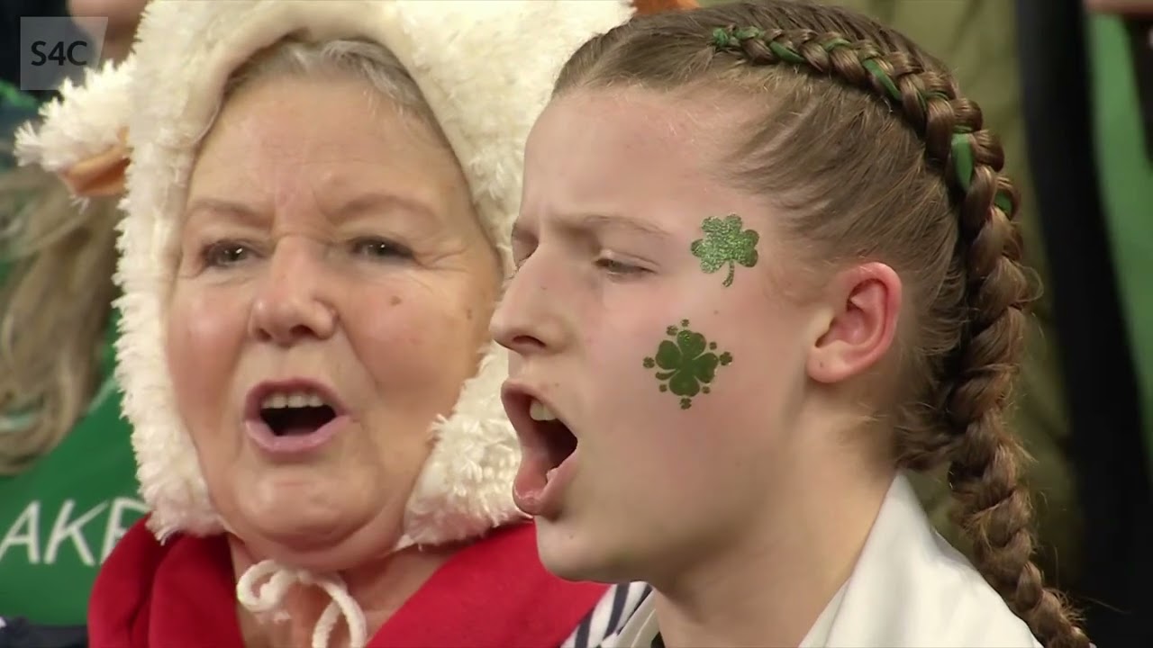Wales v Ireland - the anthems