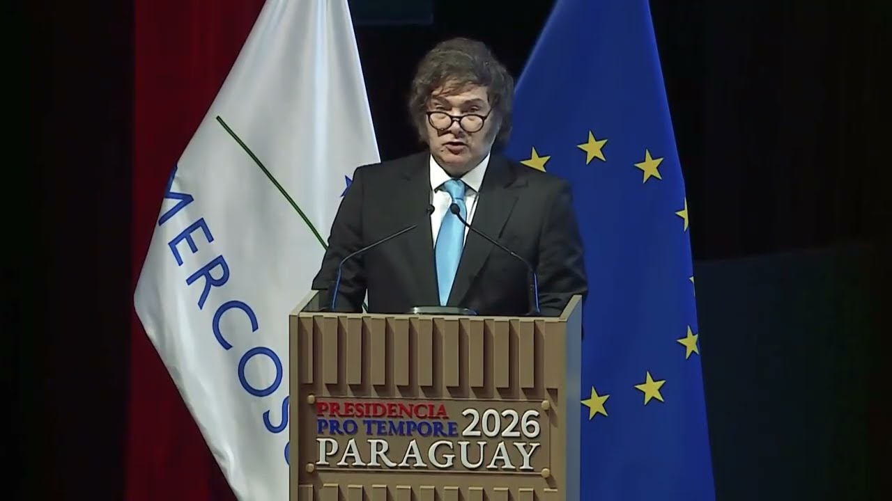Javier Milei: discurso en ceremonia de firma del Acuerdo MERCOSUR - Unión Europea