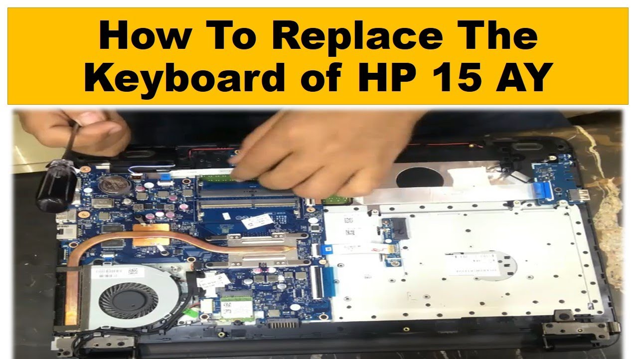 how to replace the keyboard of Hp 15 ay #youtube #youtubeshorts #ytshorts #yt #trending