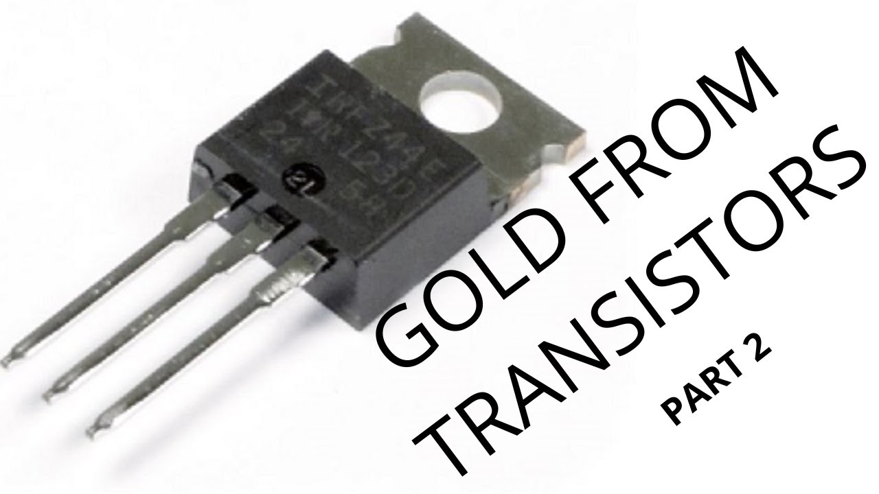 GOLD RECOVERY / is there gold in transistors part 2
