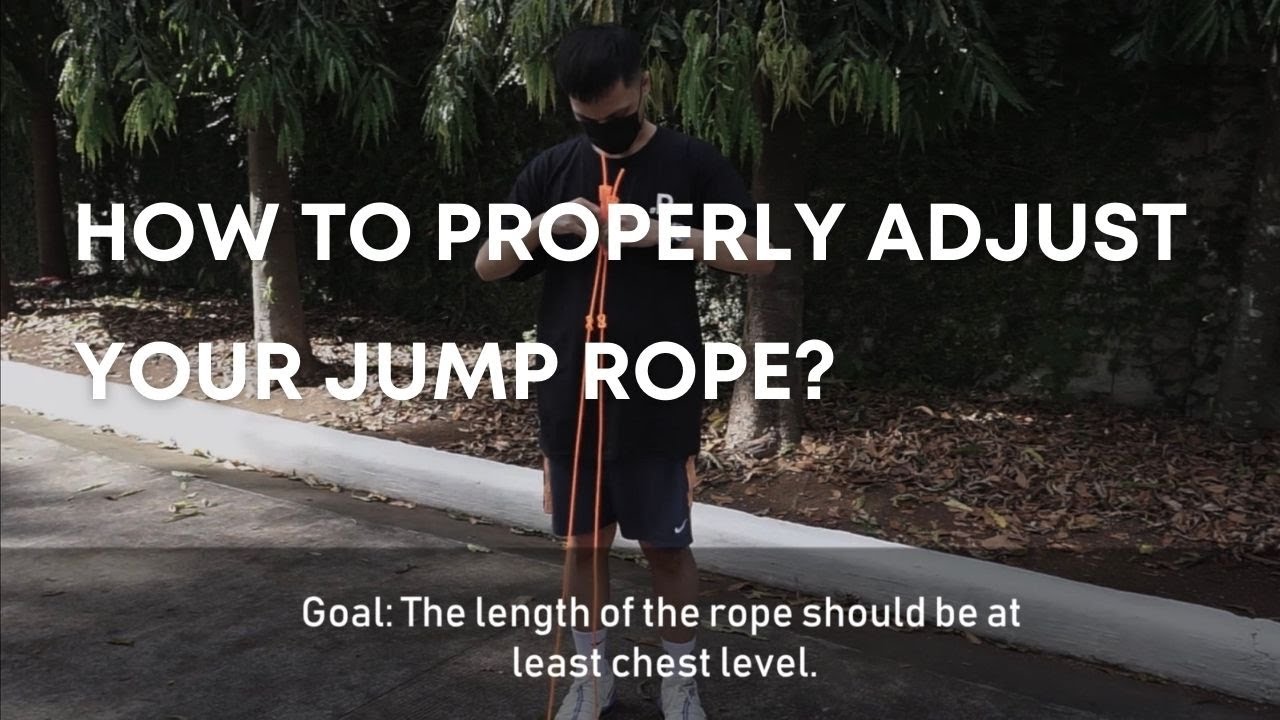 Jump Rope Sizing - How to properly adjust your jump rope?