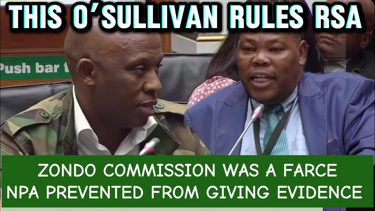 MKP SKHOSANA / ADV MASHUGA - O'SULLIVAN THREATENED ALL PROSECUTORS. ONLY HE GETS 48hour notice