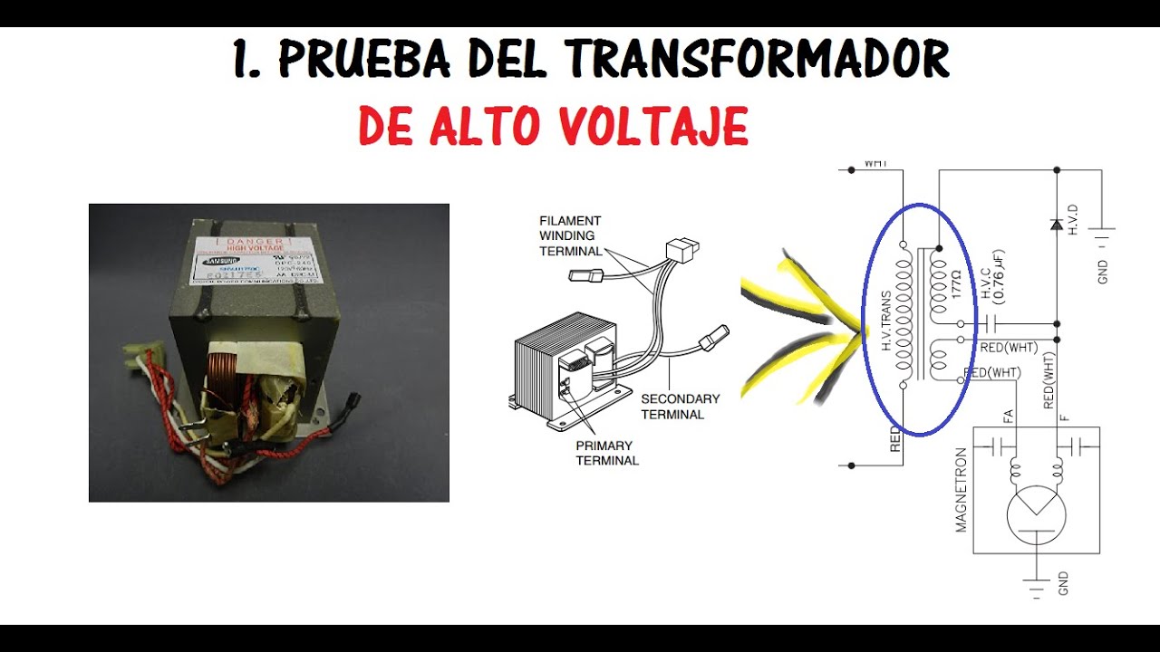 Practica 4 Prueba del Transformador de Alto Voltaje