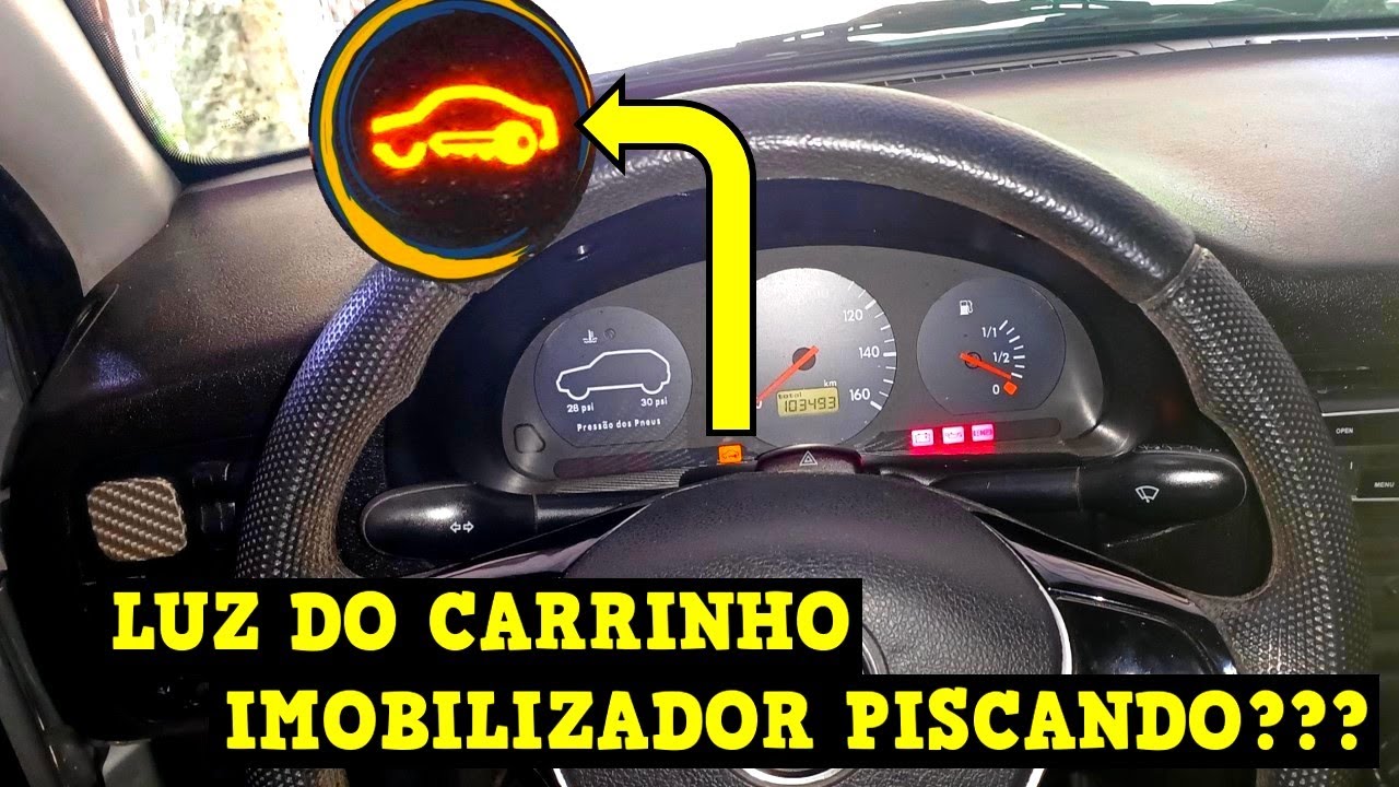 🟢LUZ DO CARRINHO IMOBILIZADOR PISCANDO???