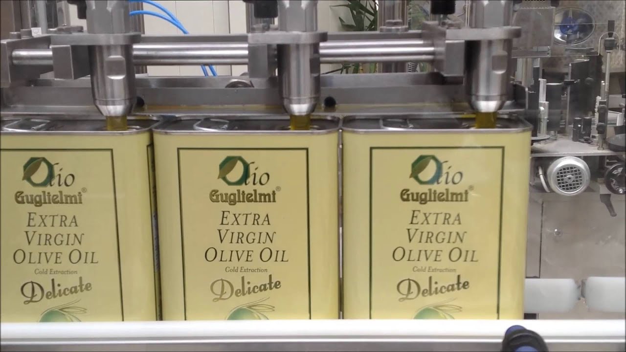 Riempitrice Lattine Olio