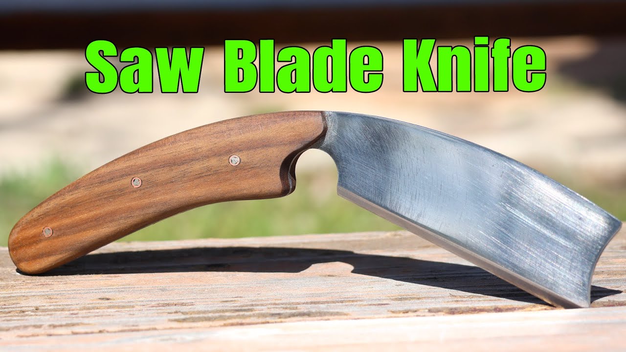 DIY Knife from Tablesaw Blade | Heat Treat WITHOUT a Forge