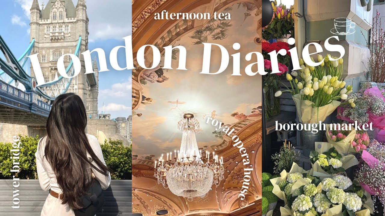 3 DAYS IN LONDON - Aesthetic Vlog 2022 // Afternoon Tea, Borough Market, The Shard, Tate Modern