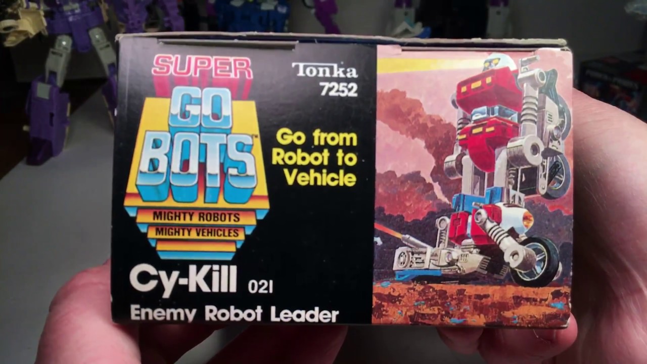 Super Gobots Cy-Kill 1985 mint in box by Tonka  Cdog Cdog review