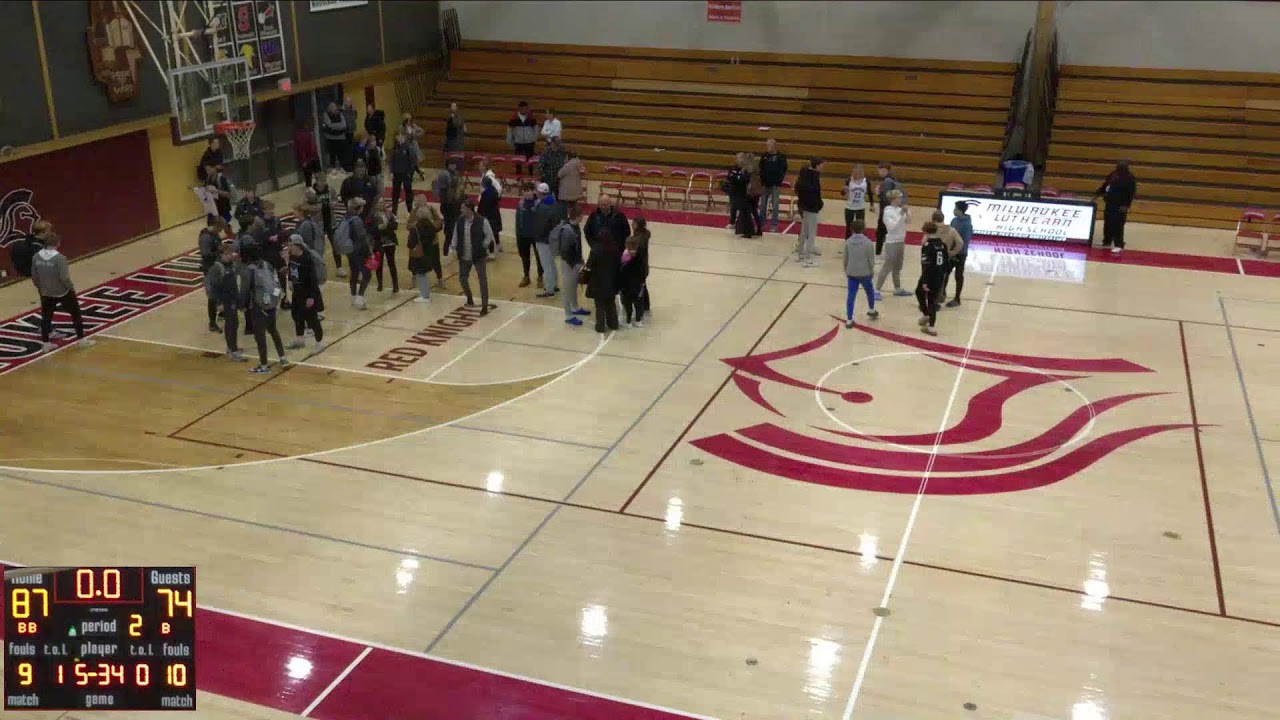 Milwaukee Lutheran High School vs Waukesha West High School Mens Varsity Basketball