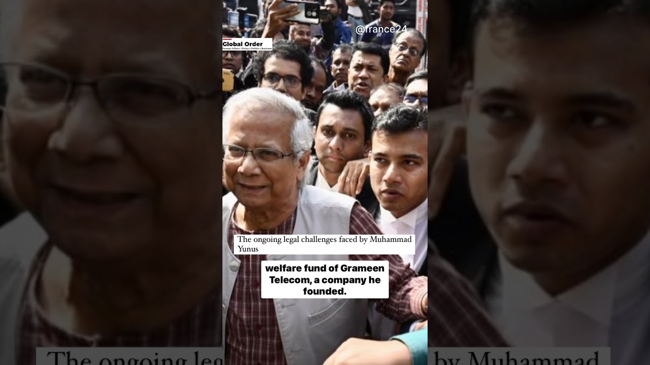 The ongoing legal challenges faced by Muhammad Yunus #legal #muhammadyunus #shortsviral