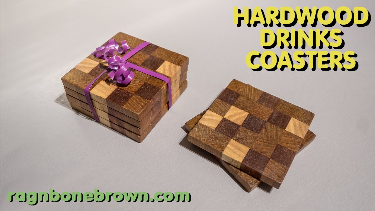 Making Hardwood End Grain Drinks Coasters