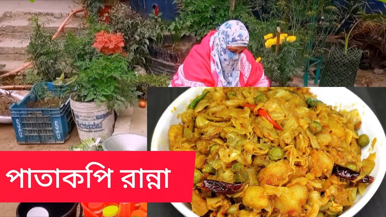 বাজার গুছিয়ে নিয়ে বাধাকপি রান্না করলাম!! খুব মজা জিনিস 🥦🥦# long vedio,