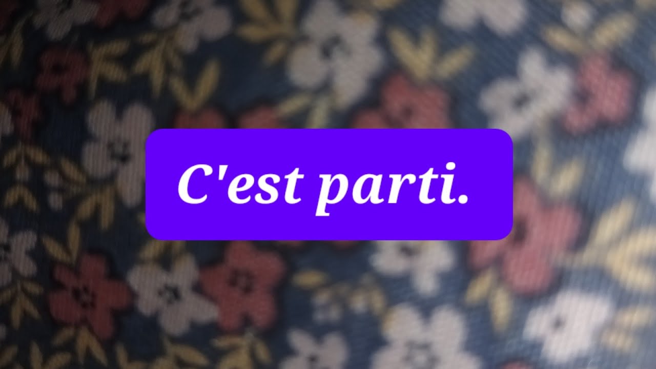 C'est parti.  Et C'est que le début. 