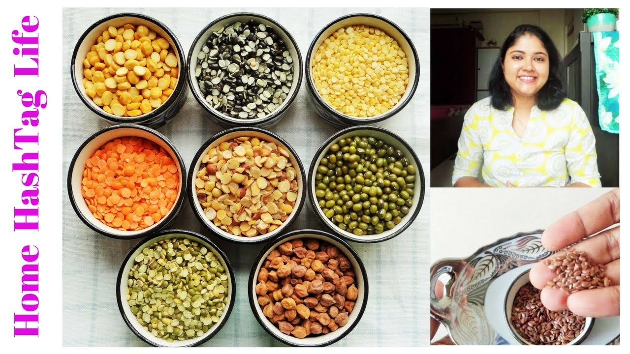 Indian Monthly Grocery Shopping List | Food Nutritional Facts | Home HashTag Life