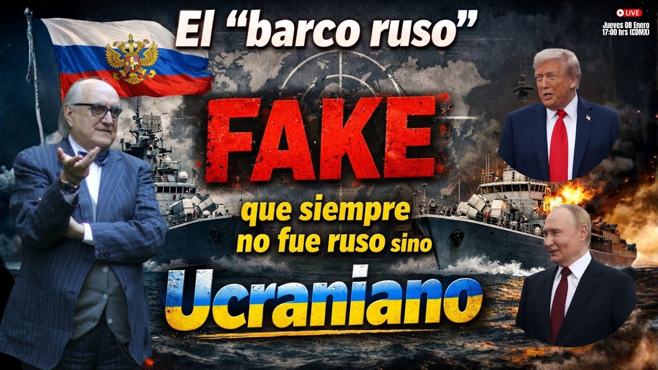 El “barco ruso” FAKE que siempre no fue ruso sino Ucraniano | Alfredo Jalife