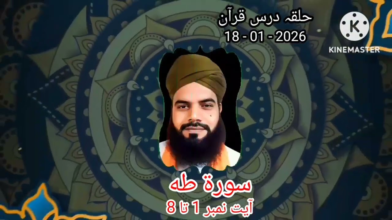 حلقہ درس قرآن، سورة طه آیت 1 تا 8، مولانا محمد اظہار چشتی عزیزی صاحب