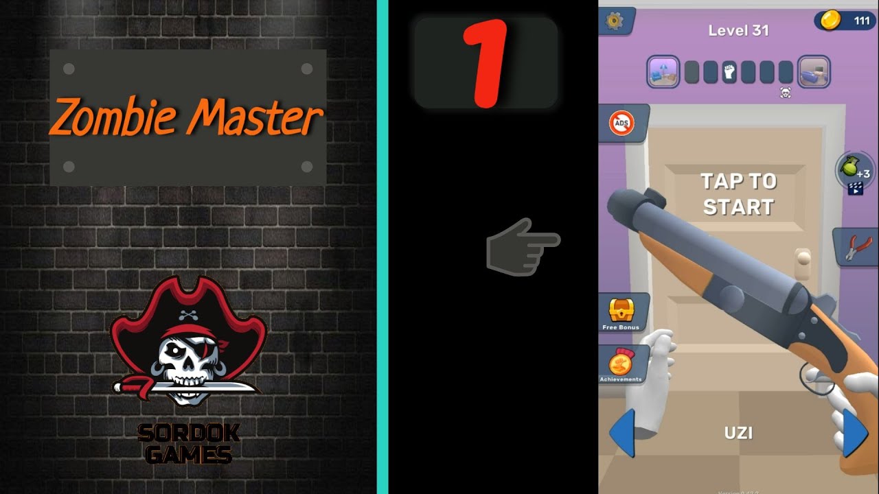 Zombie Master➤Часть 1. Прокачиваем дробовик. Открываем УЗИ➤Прохождение
