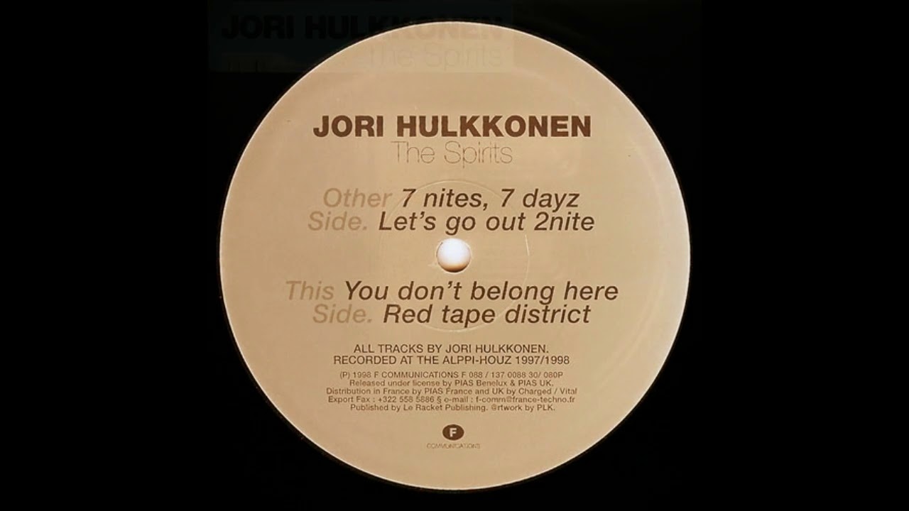Jori Hulkkonen - You Don't Belong Here (1998)