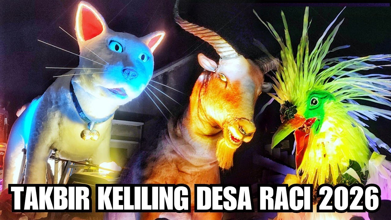 Parade Takbir Keliling Desa Raci 2026