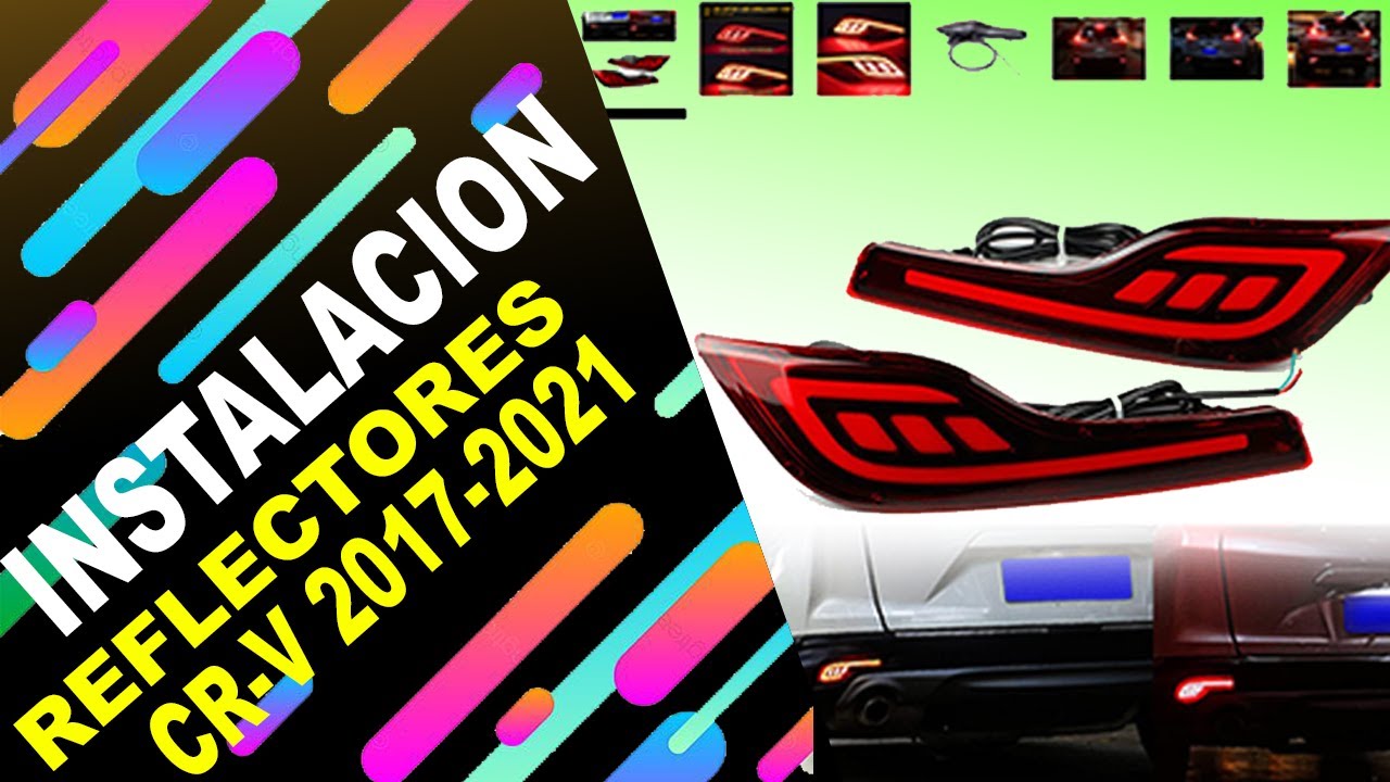 COMO INSTALAR REFLECTORES EN UN CR-V 2019