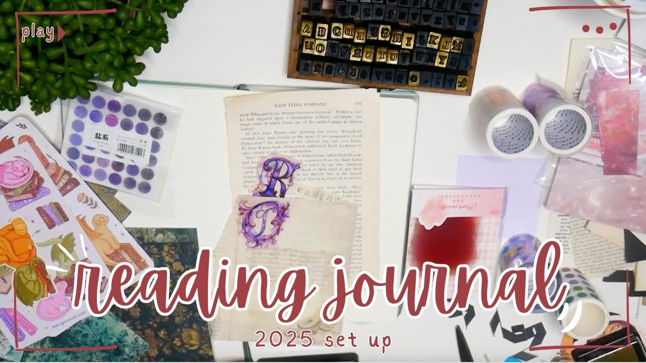 Создание дневника чтения на 2025 год 📚🖤🖋️