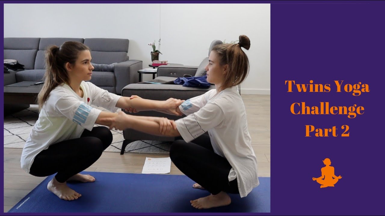 Twins Attempt Couples Yoga Challenge | Part 2 | Twice Twisted