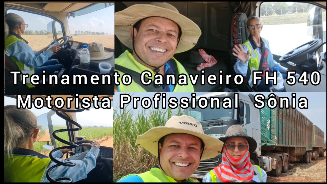 Volvo FH 540cv Treinamento Canavieiro com Sonia Motorista Profissional a 16 anos 30 metros VD 35/23