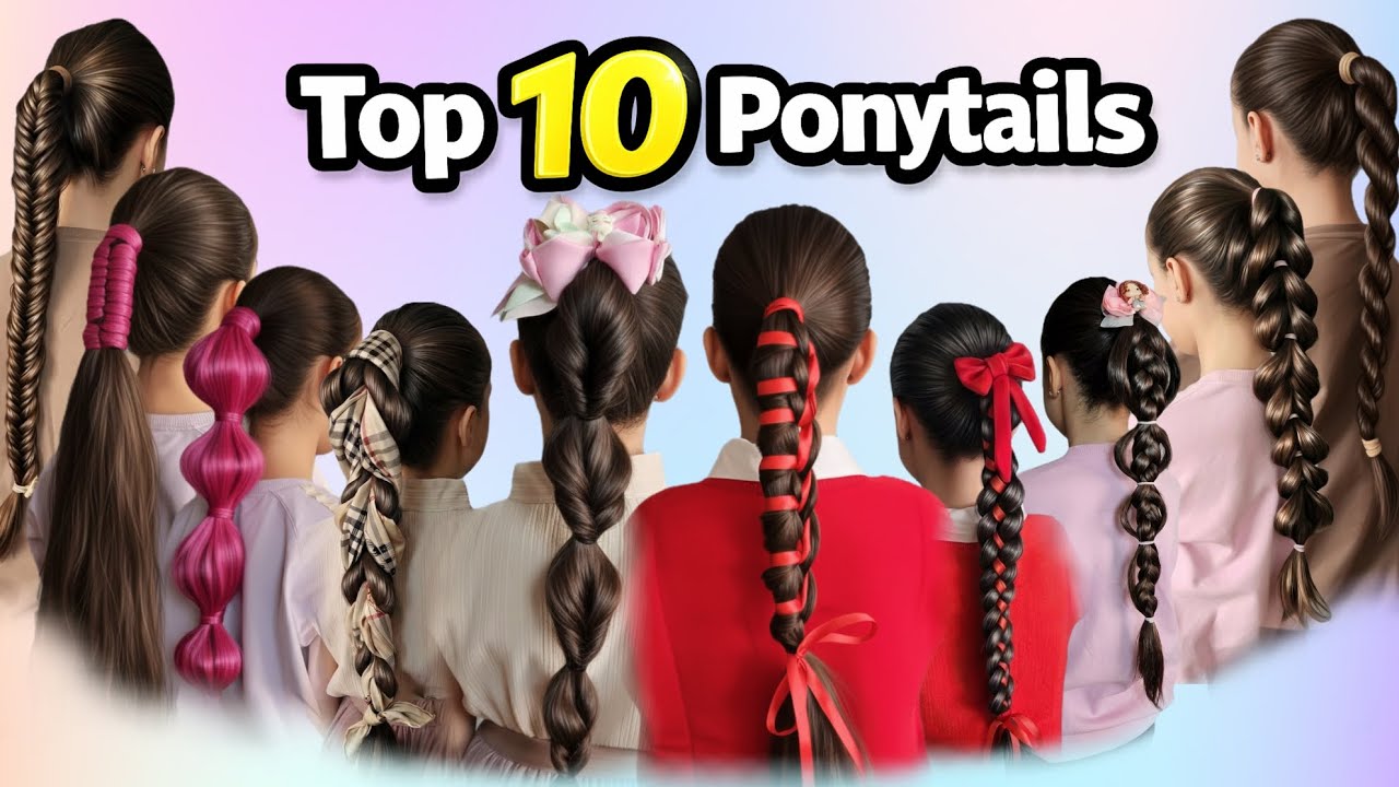 Top 10 Ponytail Hairstyles | Easy & Quick for Busy Mornings