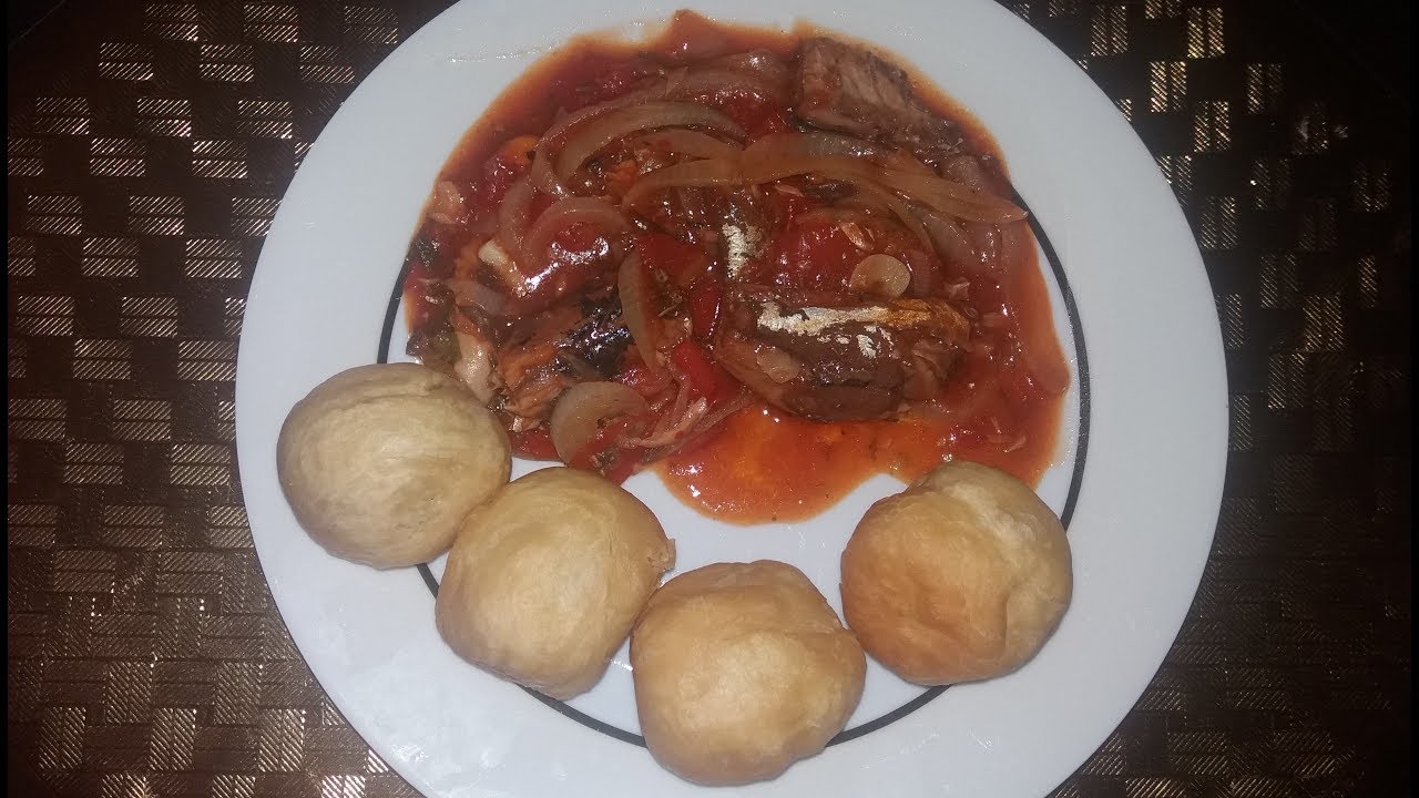 Fry Dumpling and Tin Mackerel ( Jamaican Christmas Morning Breakfast )