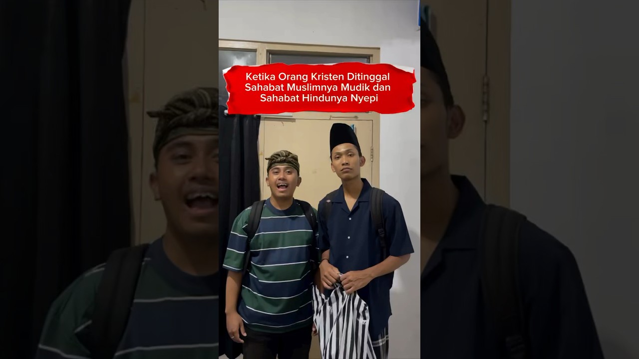 Emang Introvert Sahabat kristen kita ini 🤣😭 #islam #hindu #kristen #sahabat #toleransi