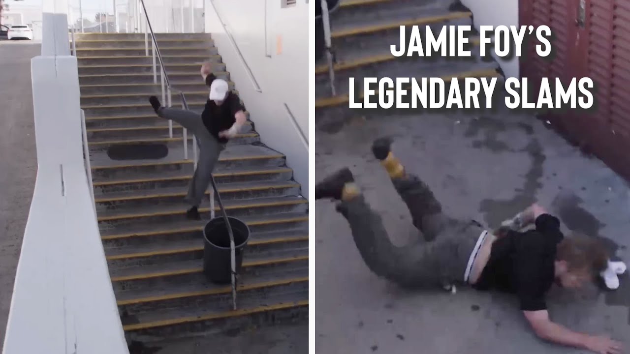 Jamie Foy's Most Legendary Skateboarding Fails!